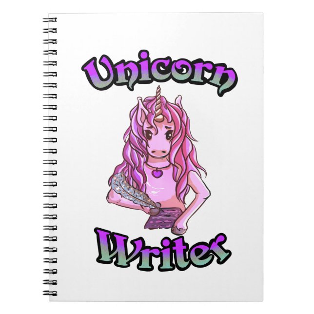 Carnet Unicorn Writer (Devant)