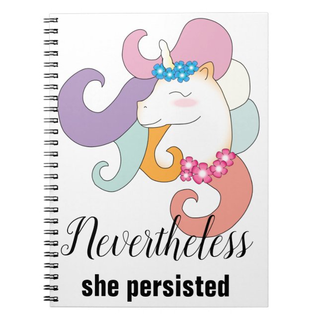 Carnet Unicorne (Devant)