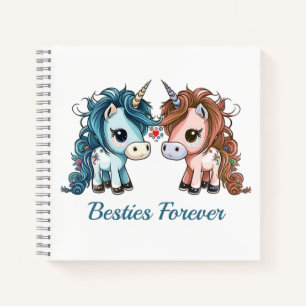 Carnet Unicorne Besties pour toujours