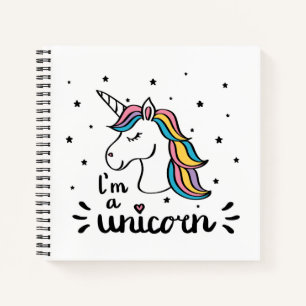 Carnet Unicorne   Je suis une licorne