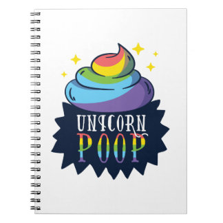 Carnet Unicorne Poop