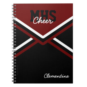 Carnet uniforme d'école de pom-pom girl