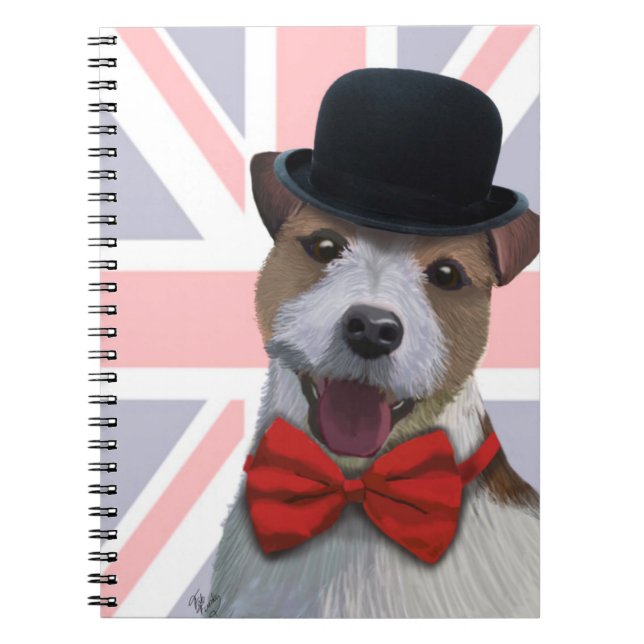 Carnet Union Jack Jack Russell (Devant)