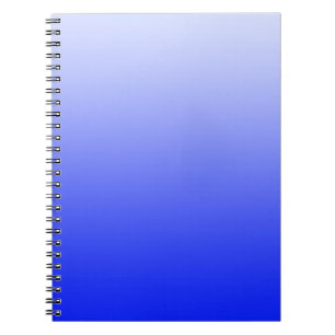 Carnet UNIQUEMENT des dégradés de couleur - bleu royal