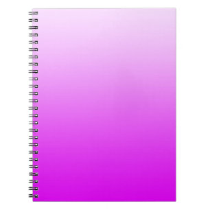 Carnet UNIQUEMENT des dégradés de COULEUR - rose néon
