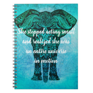 Carnet Univers dans le mouvement