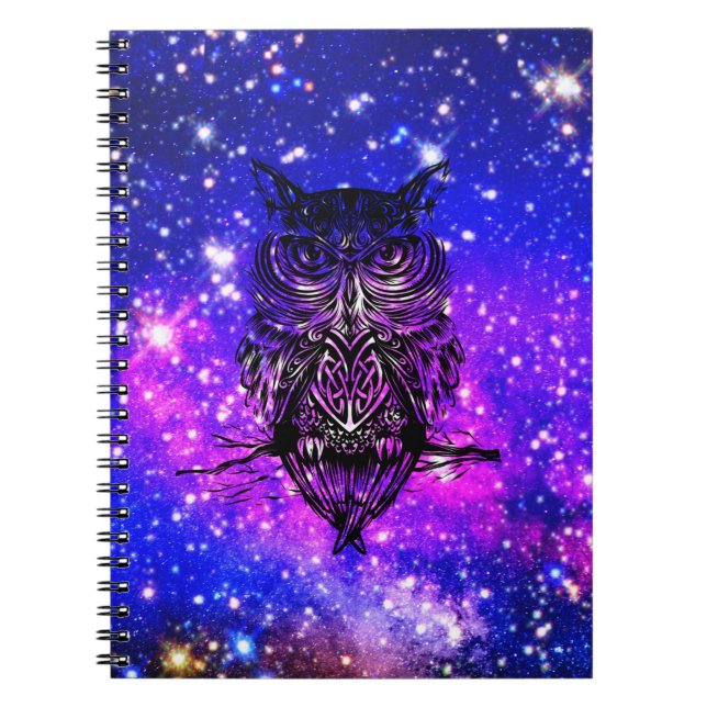 Carnet Univers de chouette celtique (Devant)