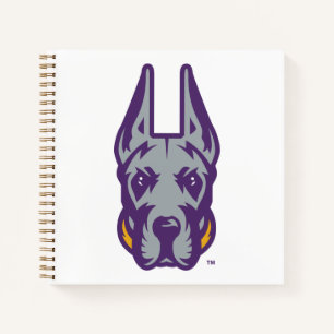 Carnet Université d'Albany Chef de la mascotte Great Dane