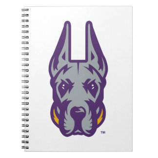 Carnet Université d'Albany Chef de la mascotte Great Dane