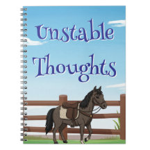 Unstable Thoughts, horse and pasture 
