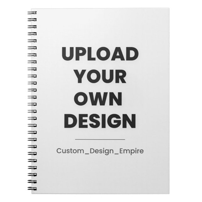 Carnet Upload Your Own Design Here | Custom Template (Devant)