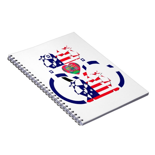 Carnet USA Beau texte Extraordinaire Belle couleur de coe (Côté Droit)