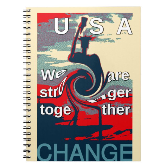 Carnet USA Change : Un design uni plus fort (Devant)