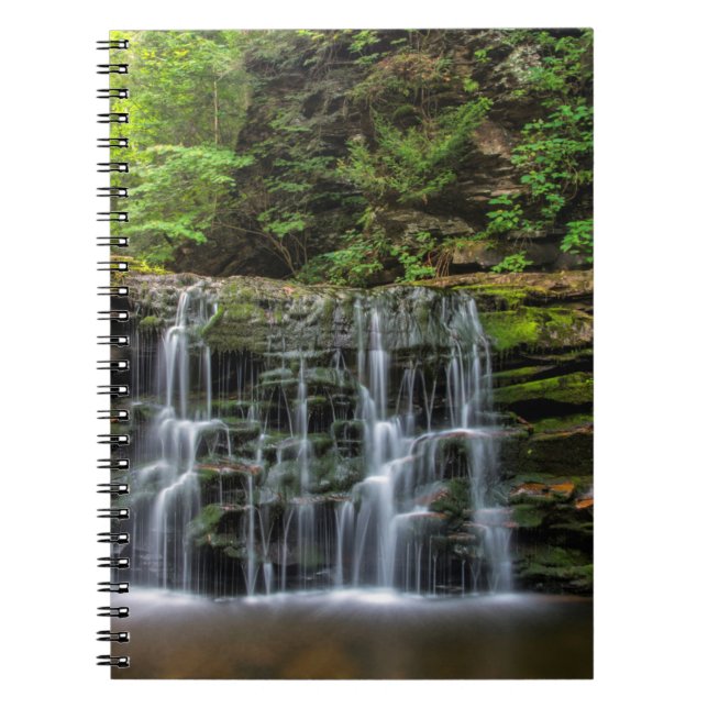 Carnet USA, Pennsylvanie, Benton. Cascade Dans Les Ricket (Devant)