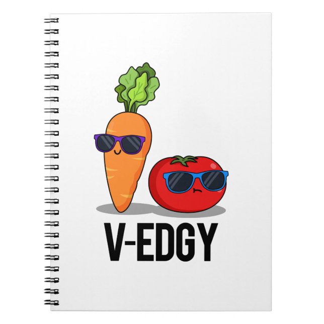 Carnet V-Edgy Funny Veggie Pun (Devant)