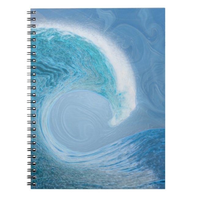 Carnet Vague Bleue Artistique (Devant)