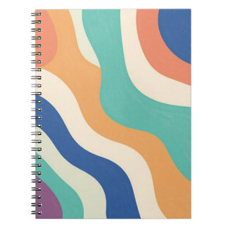 Carnet Vagues Abstraites