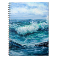 Vagues dans l'océan. Impressionnisme moderne, mode