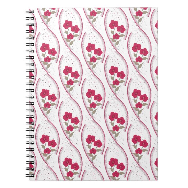 Carnet "Vagues d'orchidées sereines" (Devant)