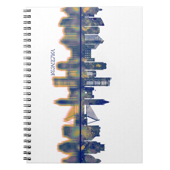 Carnet Valencia Skyline (Devant)