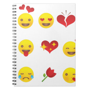 Carnet Valentine Emojis