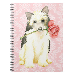 Carnet Valentine Rose Powderpuff