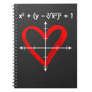 Carnet Valentines Day Love Math Equitation Mathématicien