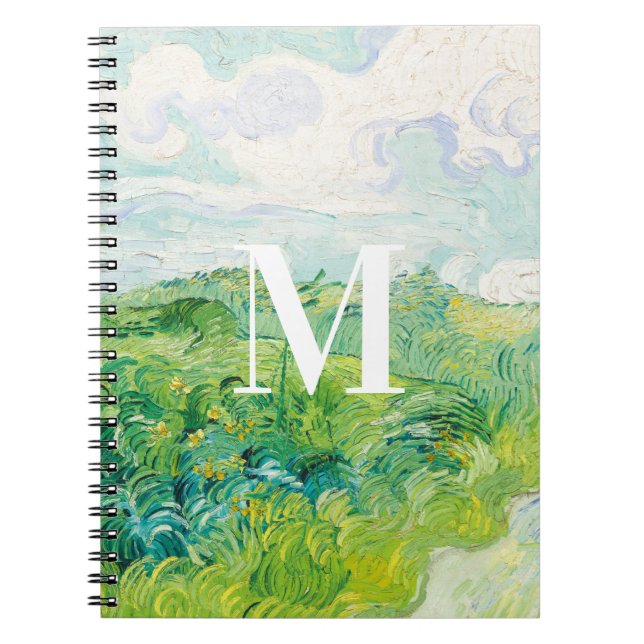 Carnet Van Gogh. Champs de Blé Vert, Auvers. Monogramme (Devant)