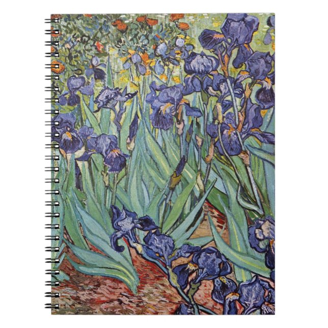Carnet Van Gogh Irises Peinture impressionniste (Devant)