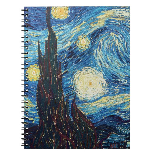 Carnet Van Gogh Starry Classic Nuit Impressionnisme Art (Devant)