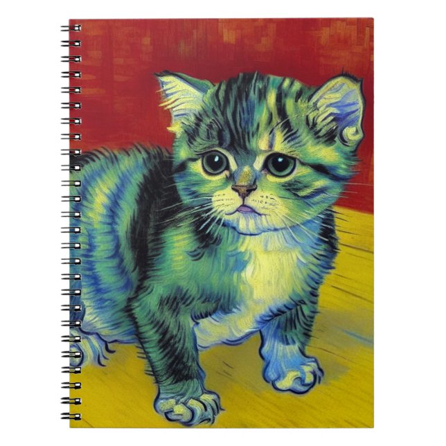 Carnet Van Gogh Tabby Cat (Devant)
