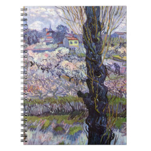 Carnet Van Gogh Vue Arles Jardin Fleuri
