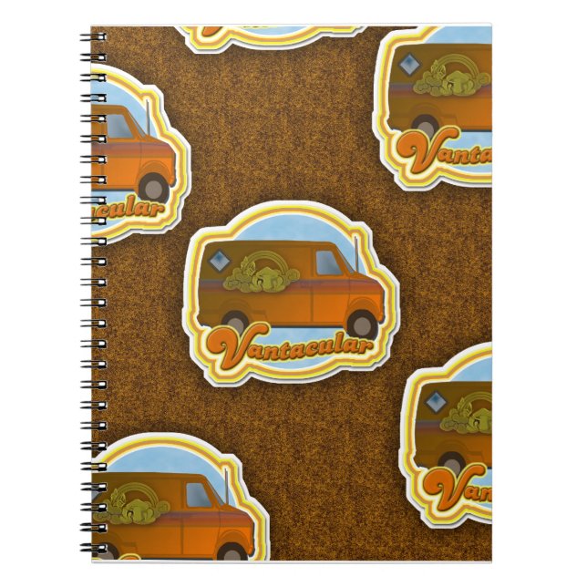Carnet Vantacular fantastique Van Shag Motif (Devant)
