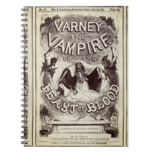 Carnet Varney le vampire (couverture de publication)