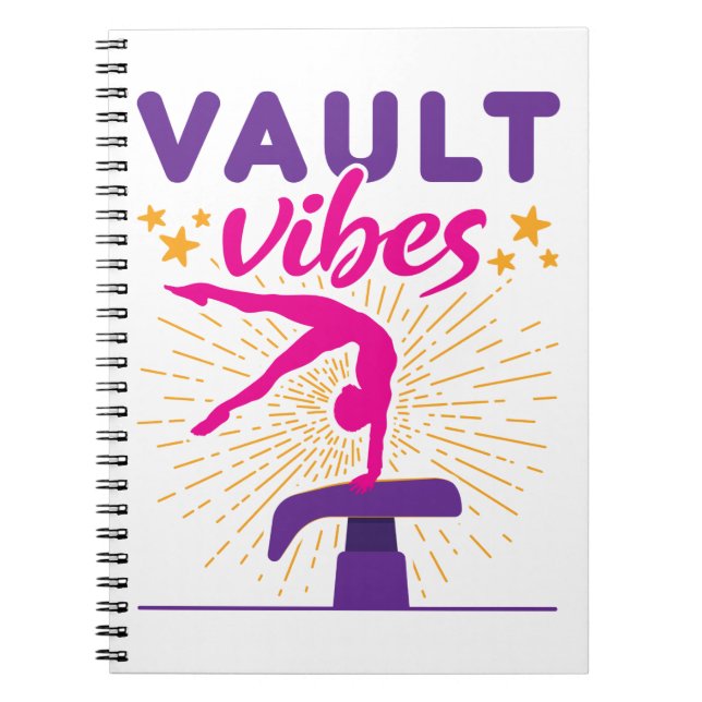 Carnet Vault Vibes Gymnastique Gymnaste Girls (Devant)