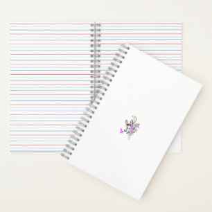 Carnet Vecteur de tatouage fée papillon - Art Floral Vint