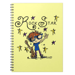 Carnet Vedette du rock rousse de garçon
