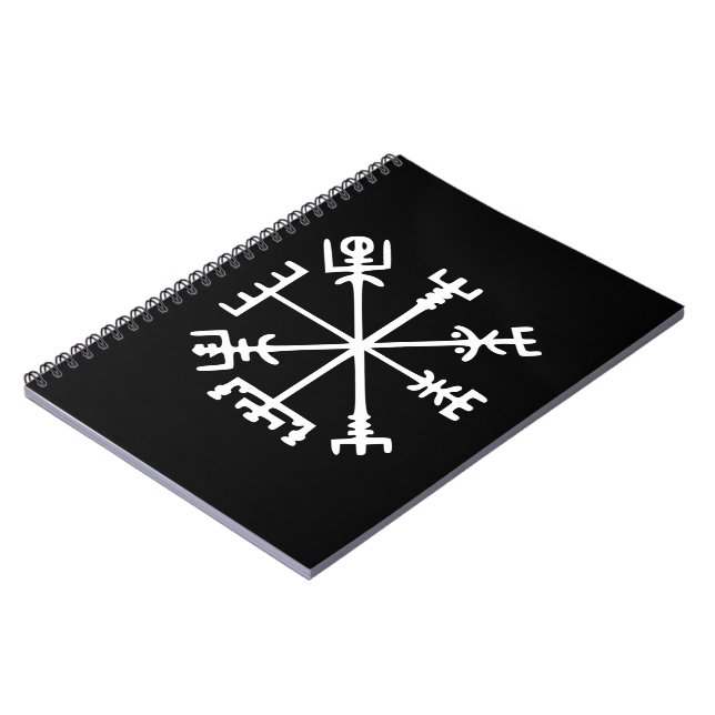 Carnet Vegvísir (boussole de Viking) (Côté gauche)