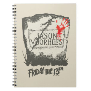 Carnet Vendredi 13 Pierre de tête de Jason Voorhees