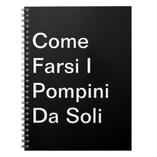 Carnet Venez Farsi I Pompini Da Soli : Taccuino