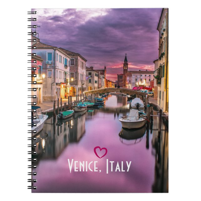 Carnet Venise, Italie Canal Pittoresque & Architecture Vé (Devant)