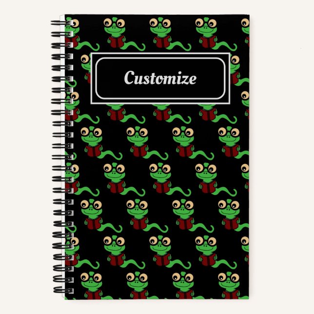 Carnet Ver joyeux Black Bookworm (Recto)