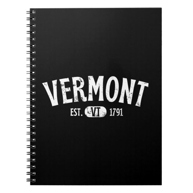 Carnet Vermont Retro Vintage VT (Devant)