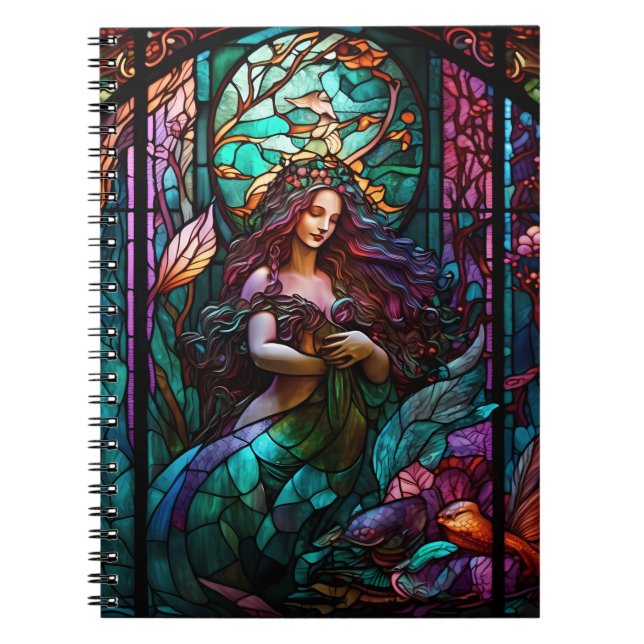 Carnet Verre de sirène, sous la mer, église (Devant)