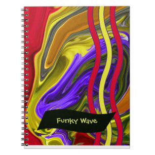 Carnet Verre liquide coloré Funky