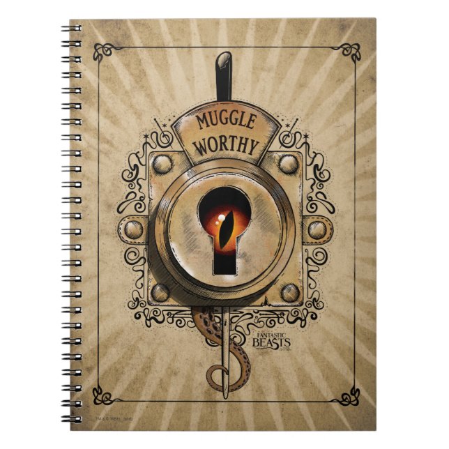 Carnet Verrouillage MUGGLE WORTHY™ (Devant)