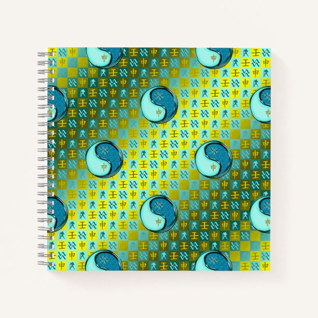 Carnet Verseau & Singe d'eau (Devant)