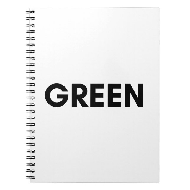 Carnet vert (Devant)