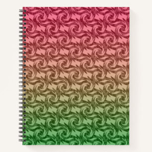 Carnet Vert rose gradient