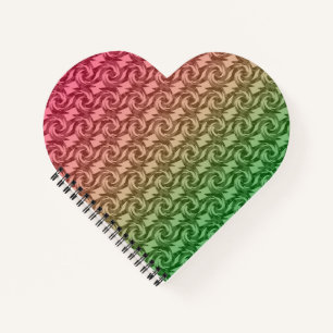 Carnet Vert rose gradient